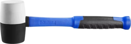 Киянка ЗУБР &quot;ПРОФЕССИОНАЛ&quot; резиновая черно-белая, с фиберглассовой ручкой, 680г 20532-680 купить в Сургуте