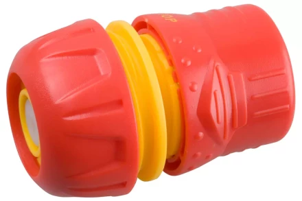 Cоединитель GRINDA пластмассовый c автостопом и запирающим механизмом, 3/4&quot; 8-426332 купить в Сургуте