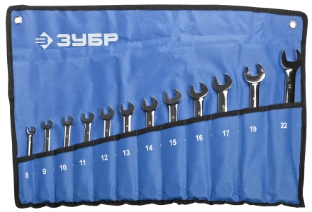 Наборы трещоточных комбинированных ключей Зубр серия ПРОФЕССИОНАЛ 27075-H12 купить в Сургуте