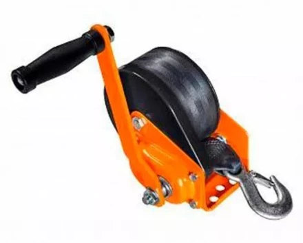 Лебедка ручная барабанная с тормозом Magnus-Profi LRT-800, 800 кг, лента 10 м купить в Сургуте