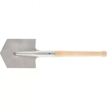 Лопата саперная из нержавеющей стали деревянный черенок СИБРТЕХ 61439 купить в Сургуте