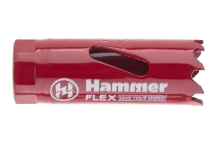 Коронка биметаллическая HAMMER Ф19х38мм 1/2&quot;  BiMETALL (224-001) купить в Сургуте