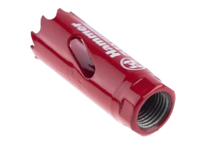 Коронка биметаллическая HAMMER Ф19х38мм 1/2&quot;  BiMETALL (224-001) купить в Сургуте