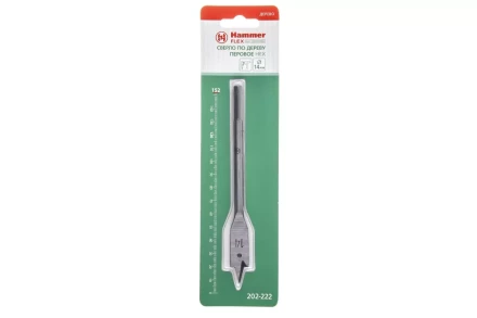 Сверло по дереву HAMMER Ф14х152мм (DR WD SP 14мм*152мм) купить в Сургуте