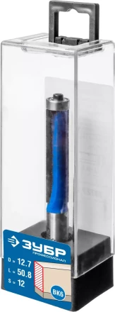 ЗУБР 12.7 x 50.8м. хвостовик 12 мм, фреза кромочная с нижним подшипником, Профессионал (28727-12.7-50.8) купить в Сургуте