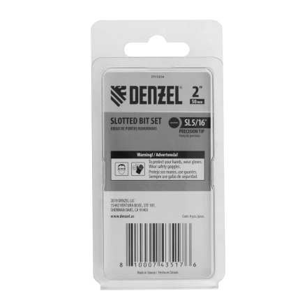 Бита SL8x50, 5 шт. Denzel 7711314 купить в Сургуте