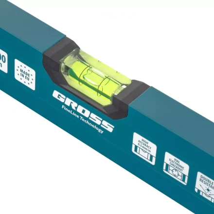 Уровень алюминиевый 1200 мм 2 глазка Handwerker Gross 33904 купить в Сургуте