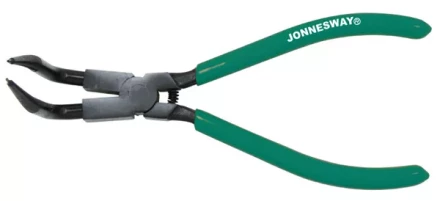 Щипцы для стопорных колец с удлиненными губками 216мм сжим загнутые  P9508C Jonnesway 48933 купить в Сургуте