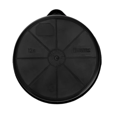 Ведро строительное пластмассовое, 12 л, высокопрочное с носиком Сибртех 81478 купить в Сургуте