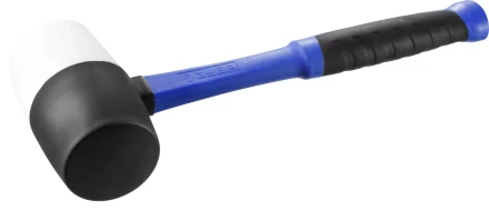 Киянка ЗУБР &quot;ПРОФЕССИОНАЛ&quot; резиновая черно-белая, с фиберглассовой ручкой, 900г 20532-900 купить в Сургуте