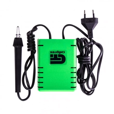 Электроприбор для выжигания по дереву &quot;Ажур&quot; с подставкой 2 проекции в комплекте Сибртех 91305 купить в Сургуте