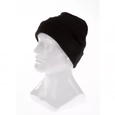 Шапка с отворотом из флиса для взрослых размер 58-59 черная Россия Сибртех 68832 купить в Сургуте