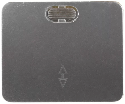 Выключатель СВЕТОЗАР &quot;ГАММА&quot; проходной, с подсветкой, одноклав., без вставки и рамки, цвет светло-серый металлик, 10A SV-54138-SM купить в Сургуте