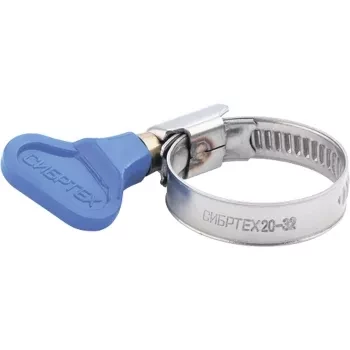 Хомуты металлические элемент крепления с формой ключа 25-40мм 50шт/уп СИБРТЕХ 47551 купить в Сургуте