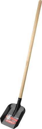 ЗУБР Мастер, 346 х 235 х 1375 мм, полотно 1.6 мм, закалено, дерев. черенок высш. сорт, тип ЛСП, совковая лопата (39577) купить в Сургуте