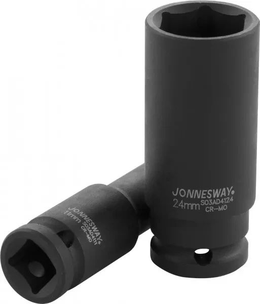 Головка ударная шестигранная 1/2" М21  удлиненная S03АD4121 Jonnesway 47198 купить в Сургуте