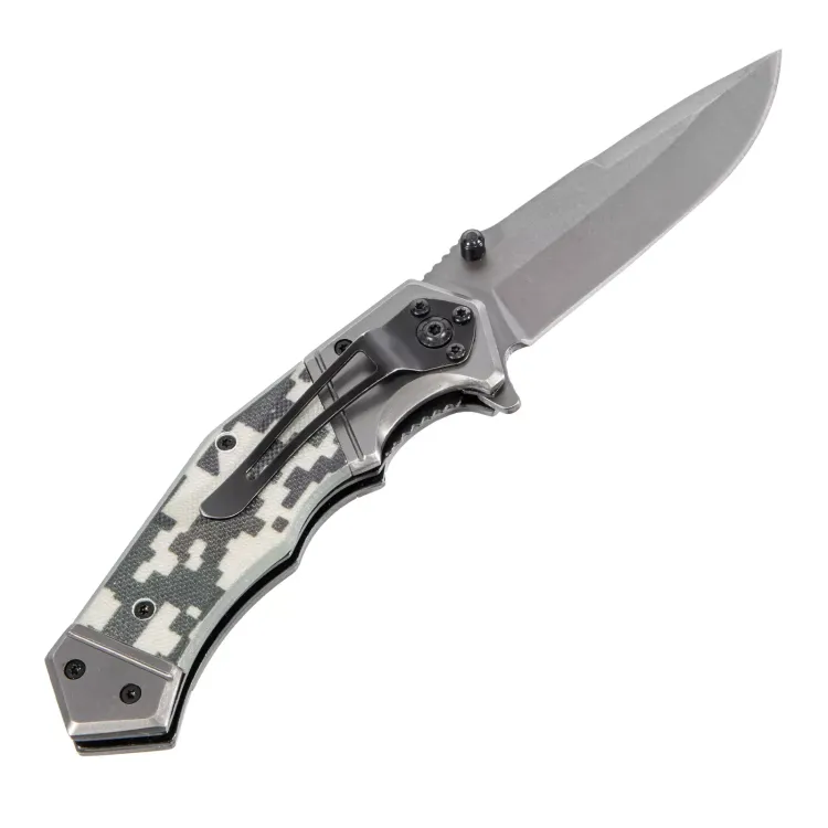 Нож складной Denzel 79209, многоцелевой, системы Liner-Lock, с накладкой G10 на эргономичной рукоятке купить в Сургуте