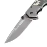 Нож складной Denzel 79209, многоцелевой, системы Liner-Lock, с накладкой G10 на эргономичной рукоятке купить в Сургуте