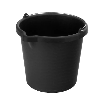 Ведро строительное пластмассовое, 16 л, высокопрочное с носиком Сибртех 81479 купить в Сургуте