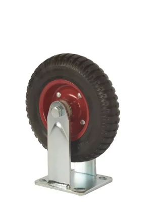 Колесо большегрузное неповоротное PF 200 200 мм резина с протектором (F) 1027234 купить в Сургуте