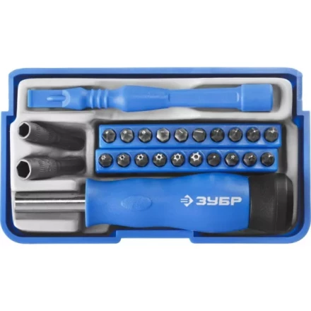Набор ЗУБР &quot;ПРОФЕССИОНАЛ&quot;: Отвертки  для точных работ, 24предм 25648-H24 купить в Сургуте