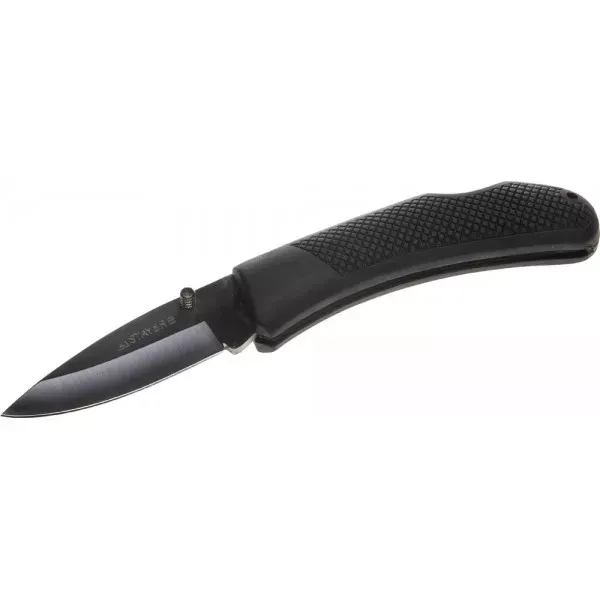 Нож STAYER складной с обрезиненной ручкой, большой 47600-2_z01 купить в Сургуте