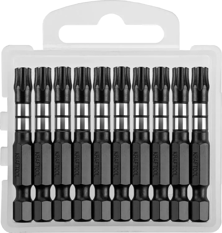Биты для ударных шуруповертов KRAFTOOL Impact Pro TX 26195-30-50-S10 купить в Сургуте
