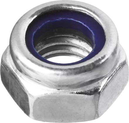 Гайки DIN 985 с нейлоновым кольцом коробка 5 кг серия МАСТЕР купить в Сургуте