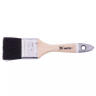 Кисть плоская натуральная черная щетина деревянная ручка размер 2 Mtx 82631 купить в Сургуте
