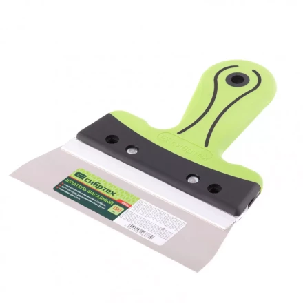 Шпатель фасадный нержавеющая сталь 150 мм двухкомпонентная ручка  Сибртех 85580 купить в Сургуте