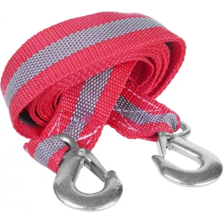 Трос буксировочный ЗУБР &quot;МАСТЕР&quot;, 2 крюка, сумка, 4м, 3,5т 61210-3.5 купить в Сургуте