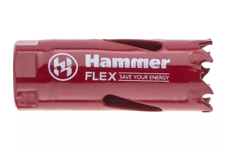 Коронка биметаллическая HAMMER Ф20х38мм 1/2" BiMETALL (224-002) купить в Сургуте