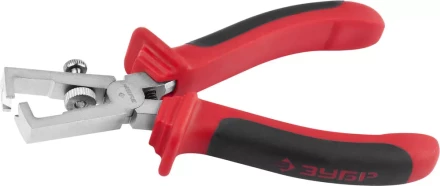 Плоскогубцы ЗУБР &quot;МАСТЕР&quot; для зачистки проводов, хромированные, d до 5мм, площадь поперечного сечения кабеля до 10мм2, 180мм 22025-9-18 купить в Сургуте