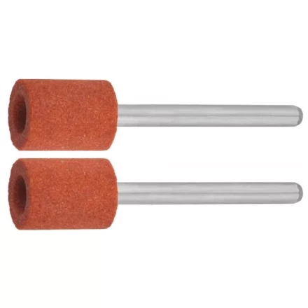 Цилиндр ЗУБР абразивный шлифовальный на шпильке, P 120, d 9,5x12,7х3,2 мм, L 45мм, 2шт 35911 купить в Сургуте