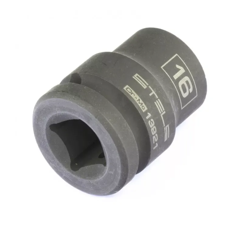 Головка ударная шестигранная 16 мм 1/2" CrMo  Stels 13921 купить в Сургуте