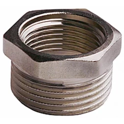 Футорка GENERAL FITTINGS никелированная латунь, 1/2&quot; х 3/8&quot; 51081-1/2-3/8