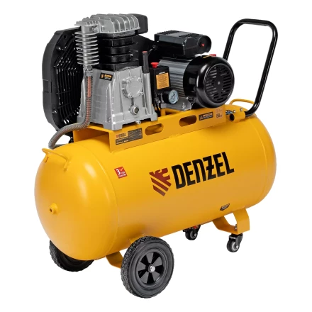 Компрессор воздушный рем. привод Denzel BCI 2200/100, 2,2 кВт, 100 литров, 420 л/мин купить в Сургуте