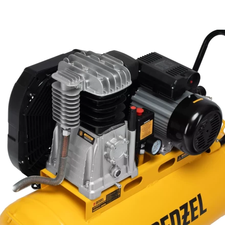 Компрессор воздушный рем. привод Denzel BCI 2200/100, 2,2 кВт, 100 литров, 420 л/мин купить в Сургуте