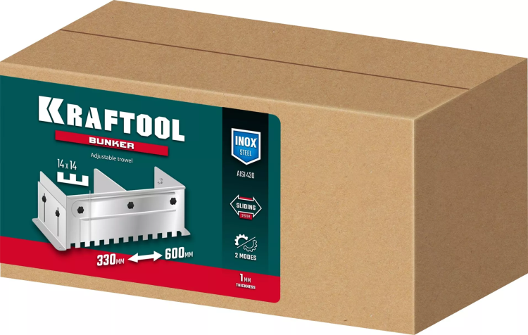 Раздвижная гребенка KRAFTOOL 0808-14 купить в Сургуте