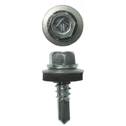 Саморезы ЗУБР &quot;ПРОФЕССИОНАЛ&quot; оцинков., для крепл. кров. матер. к металл. констр., 5.5x19мм, 2500шт 4-300310-55-019 купить в Сургуте