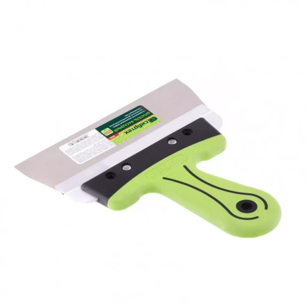 Шпатель фасадный нержавеющая сталь 200 мм двухкомпонентная ручка  Сибртех 85581 купить в Сургуте