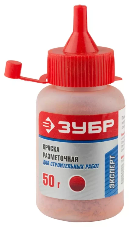 Краска ЗУБР разметочная для строительных работ, красная, 50г 4-06405-2_z01 купить в Сургуте