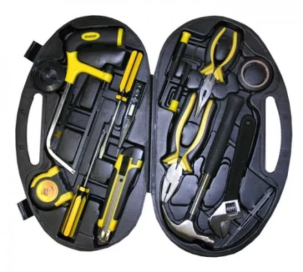 Набор инструмента 18 предметов пластиковый кейс 57051 купить в Сургуте