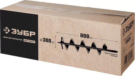 ЗУБР d 300 мм, грунт, шнек для мотобуров (7051-30) купить в Сургуте