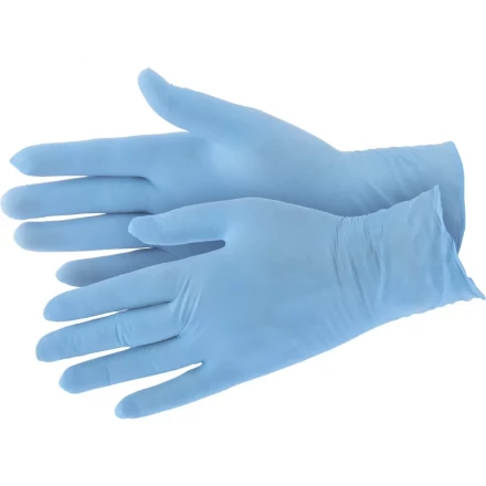Перчатки хозяйственные нитриловые 100 штук L Elfe 67899 купить в Сургуте