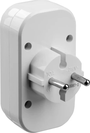Разветвитель электрический MAXElectro, STAYER 55087-2, 2 гнезда, 10А/220В 55087-2 купить в Сургуте