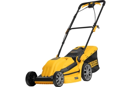 Газонокосилка электрическая GMC-2000, шир. 44см, 2000 Вт, 6 уров., травосб. 45 л// Denzel купить в Сургуте