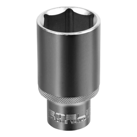 Головка торцевая удлиненная, 30 мм, шестигранная, CrV, под квадрат 1/2 Stels 13885 купить в Сургуте