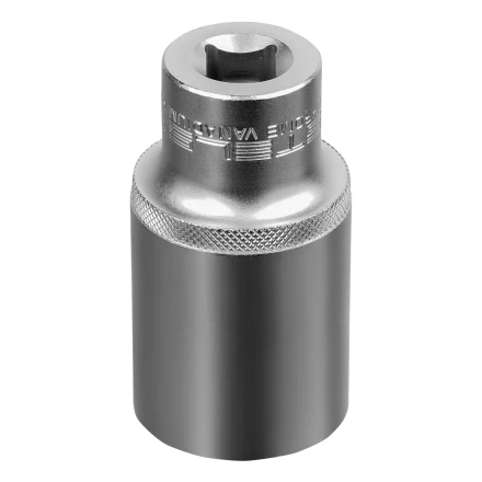 Головка торцевая удлиненная, 30 мм, шестигранная, CrV, под квадрат 1/2 Stels 13885 купить в Сургуте