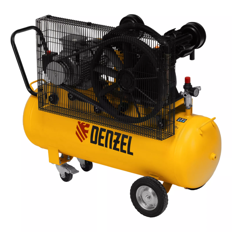 Компрессор воздушный рем. привод Denzel BCV 4000-T/100, 4,0 кВт, 100 литров, 690 л/мин купить в Сургуте